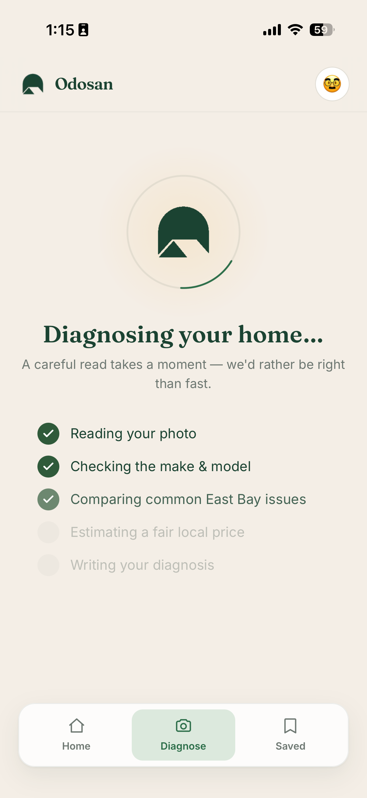 Odosan follow-up clarifying questions before final diagnosis